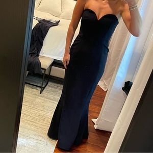 Rebecca Vallance Navy Gown